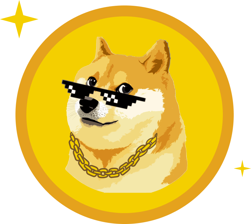 golden doge bot logo, hero image